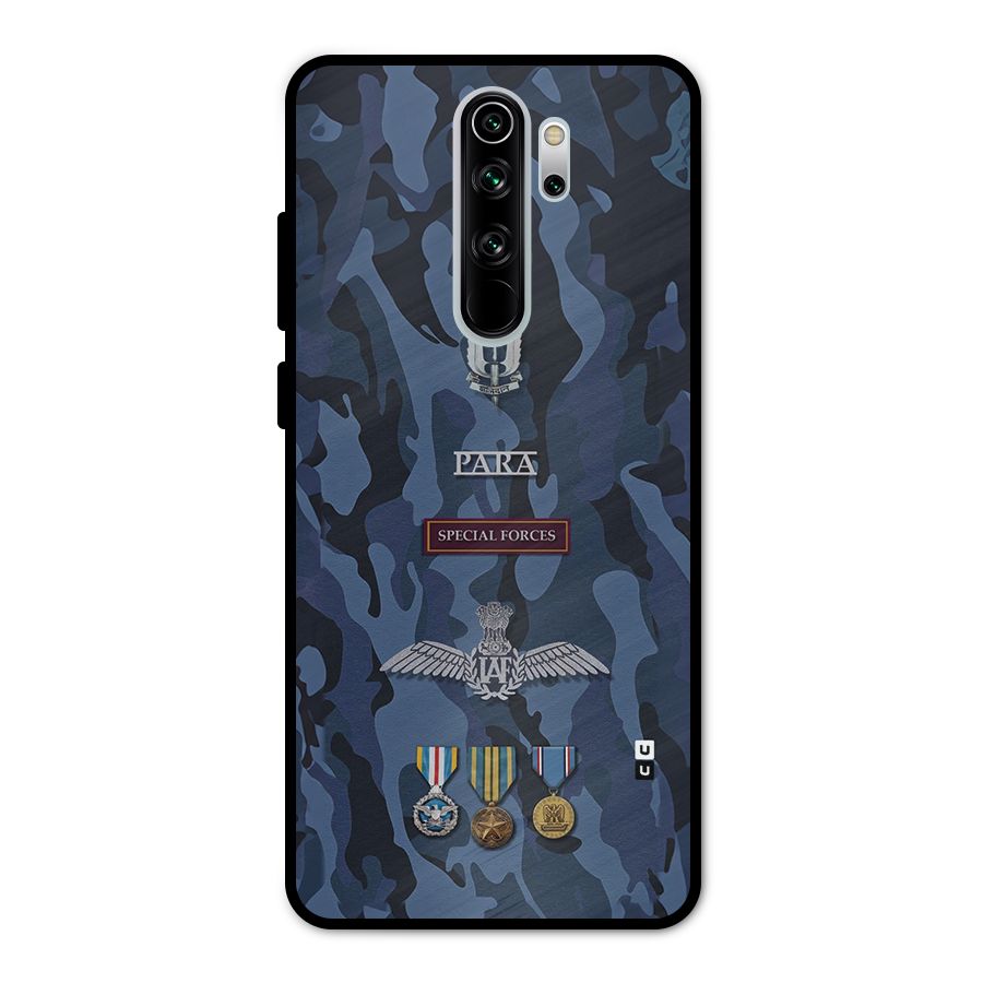 Special Forces Badge Metal Back Case for Redmi Note 8 Pro