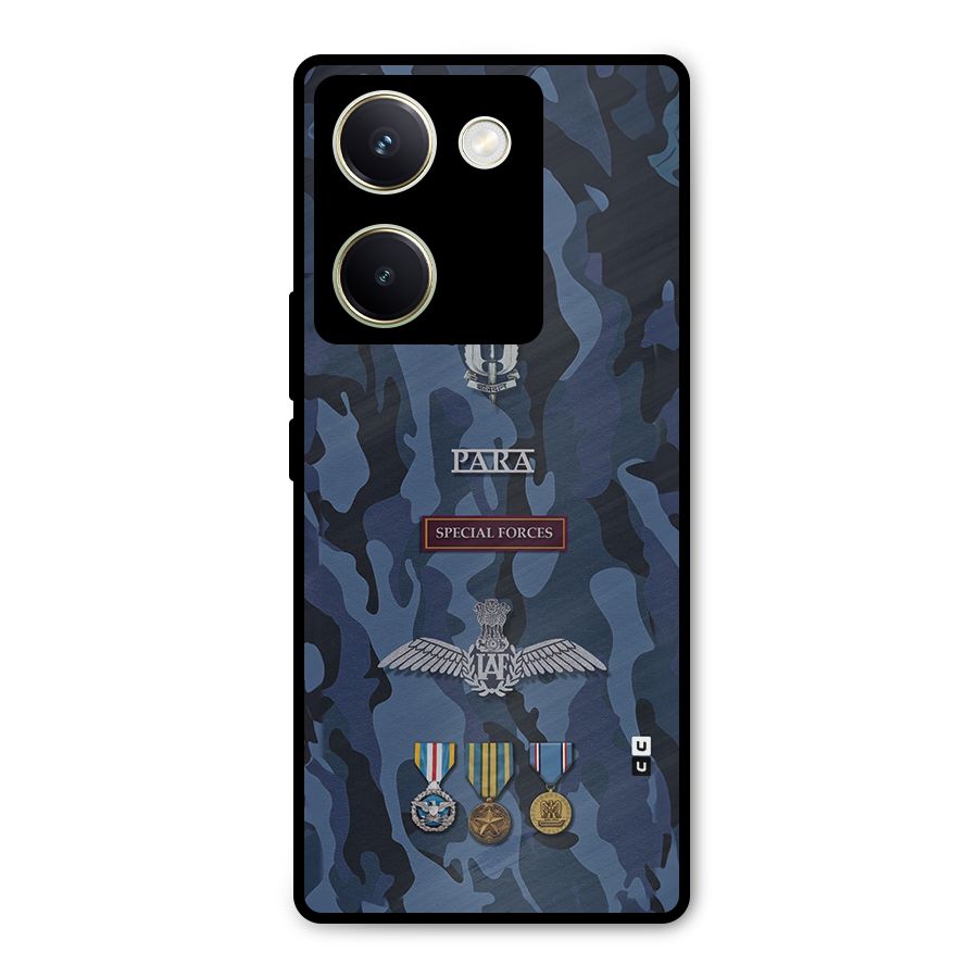 Special Forces Badge Metal Back Case for Vivo Y200 Pro