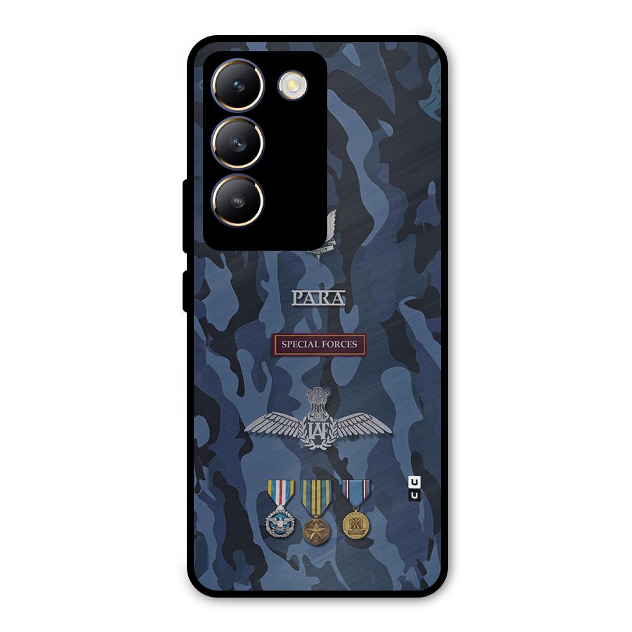 Special Forces Badge Metal Back Case for Vivo Y200e