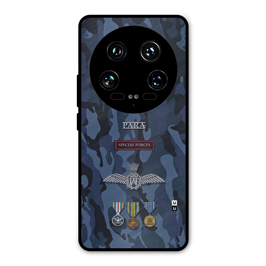 Special Forces Badge Metal Back Case for Xiaomi 14 Ultra