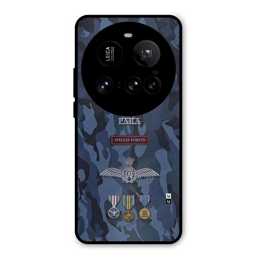 Special Forces Badge Metal Back Case for Xiaomi 15 Ultra