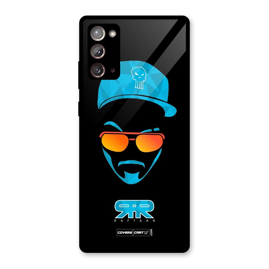 Special Raftaar Edition Blue Glass Back Case for Galaxy Note 20