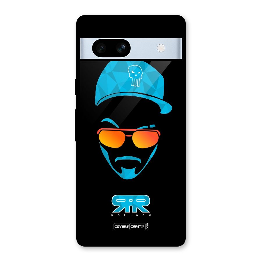 Special Raftaar Edition Blue Glass Back Case for Google Pixel 7a