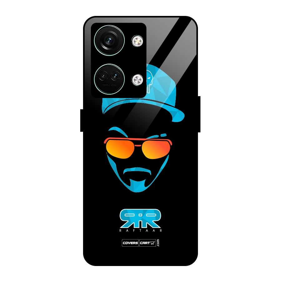 Special Raftaar Edition Blue Glass Back Case for Oneplus Nord 3