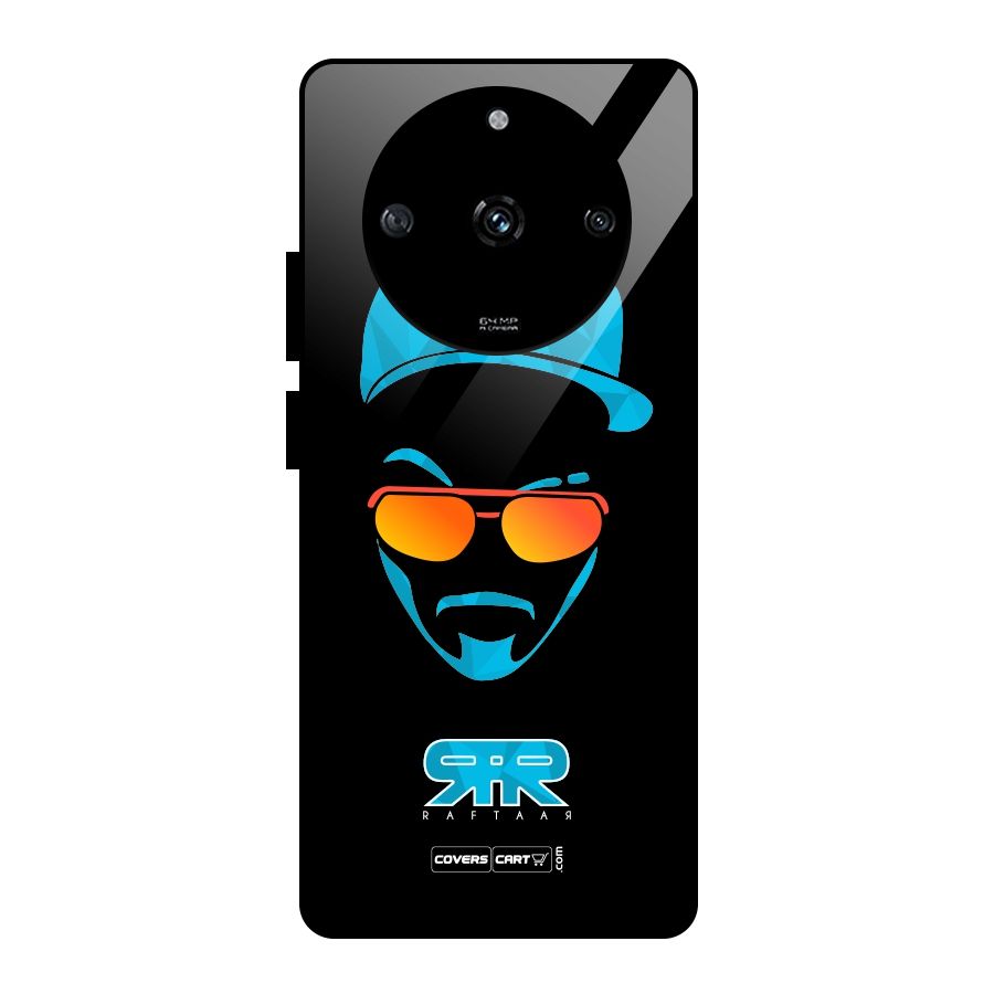 Special Raftaar Edition Blue Glass Back Case for Realme Narzo 60 5G
