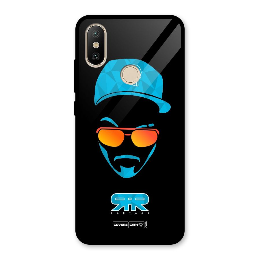 Special Raftaar Edition Blue Glass Back Case for Redmi A2