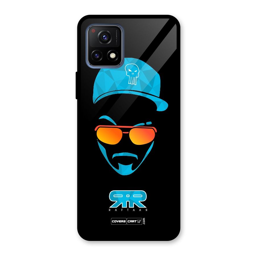 Special Raftaar Edition Blue Glass Back Case for Vivo Y72 5G