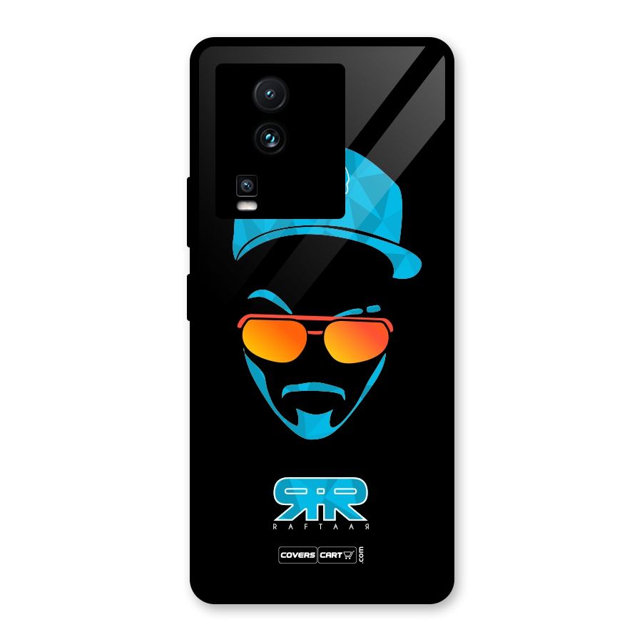 Special Raftaar Edition Blue Glass Back Case for Vivo iQOO Neo 7 Pro
