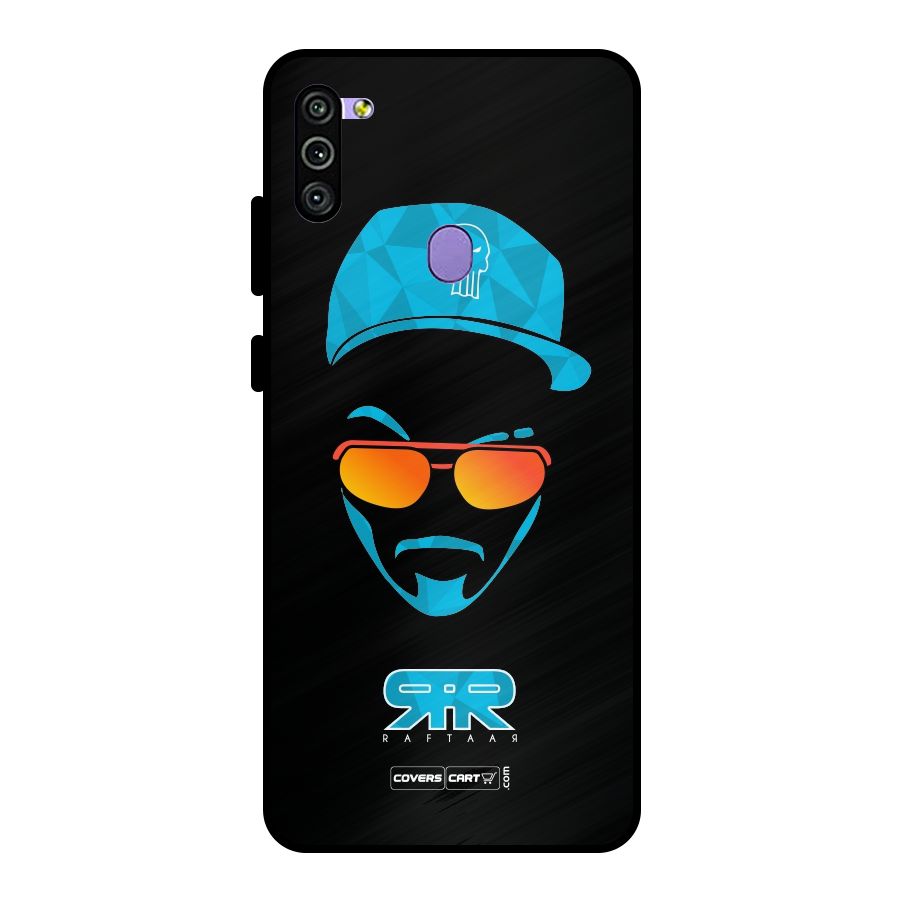 Special Raftaar Edition Blue Metal Back Case for Galaxy M11