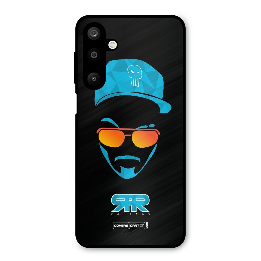 Special Raftaar Edition Blue Metal Back Case for Galaxy M16