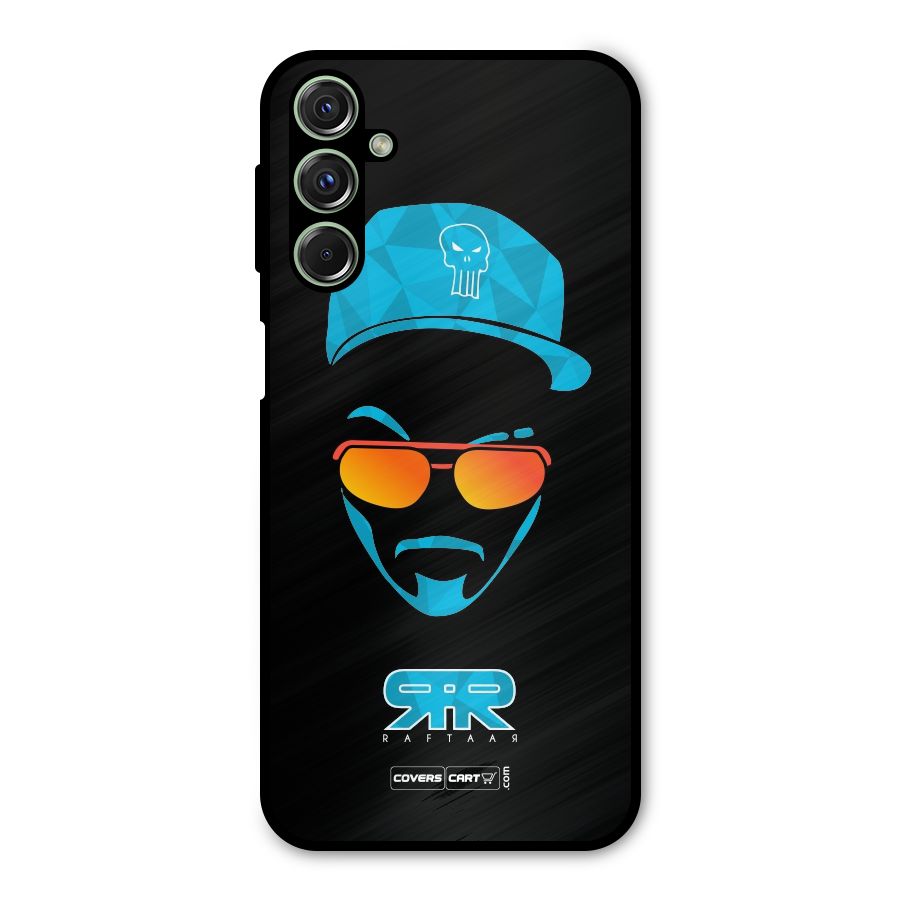 Special Raftaar Edition Blue Metal Back Case for Galaxy M34