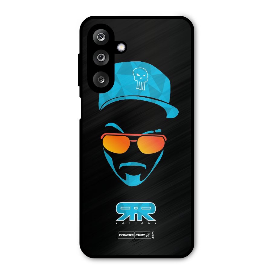 Special Raftaar Edition Blue Metal Back Case for Galaxy M36