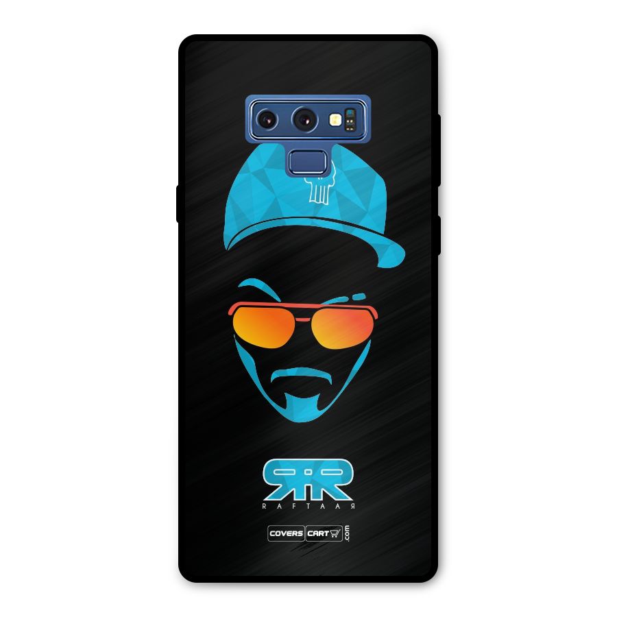 Special Raftaar Edition Blue Metal Back Case for Galaxy Note 9