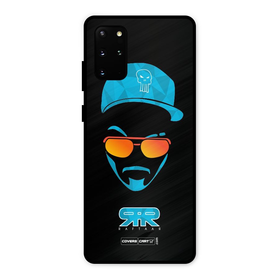 Special Raftaar Edition Blue Metal Back Case for Galaxy S20 Plus