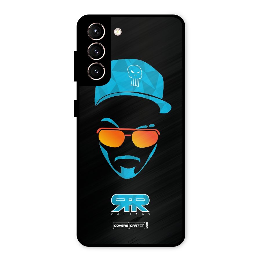Special Raftaar Edition Blue Metal Back Case for Galaxy S21 5G