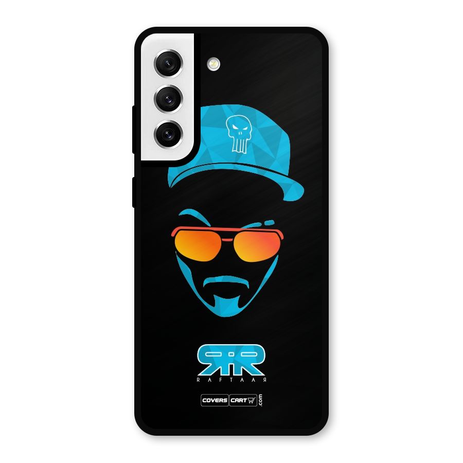 Special Raftaar Edition Blue Metal Back Case for Galaxy S21 FE 5G