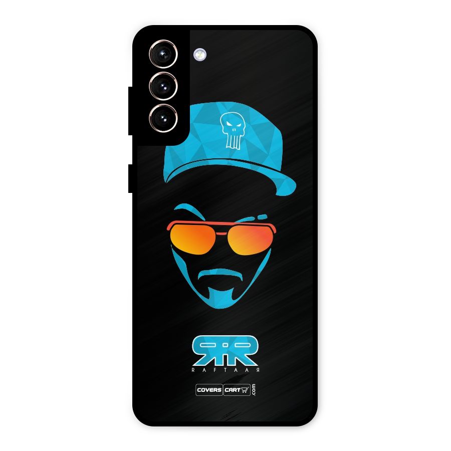 Special Raftaar Edition Blue Metal Back Case for Galaxy S21 Plus