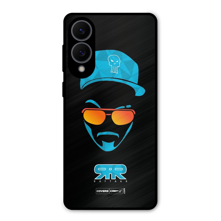 Special Raftaar Edition Blue Metal Back Case for Galaxy S25 Edge