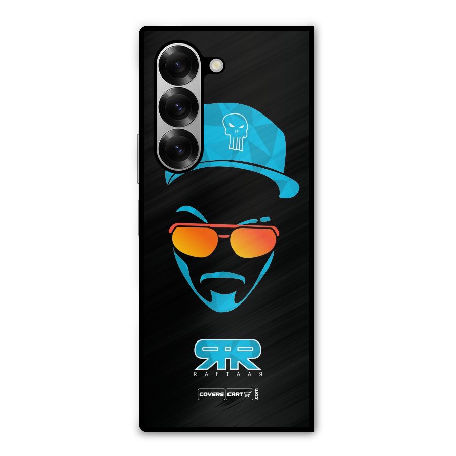 Special Raftaar Edition Blue Metal Back Case for Galaxy Z Fold6