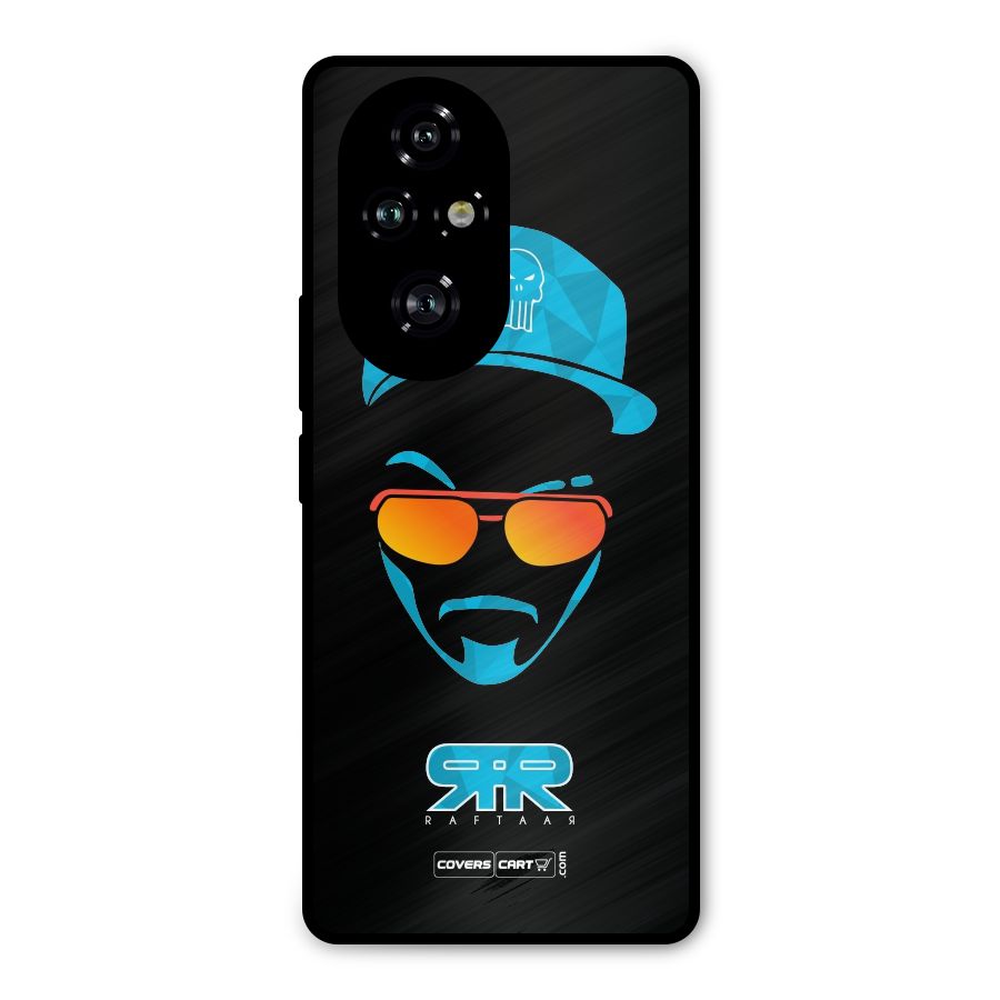 Special Raftaar Edition Blue Metal Back Case for Honor 200 Pro