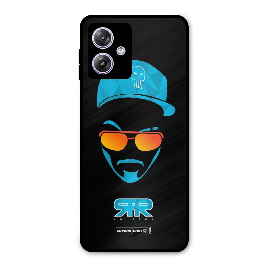 Special Raftaar Edition Blue Metal Back Case for Moto G64