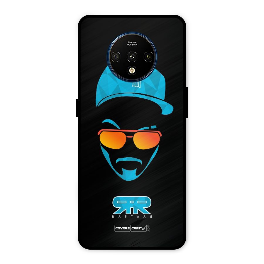 Special Raftaar Edition Blue Metal Back Case for OnePlus 7T