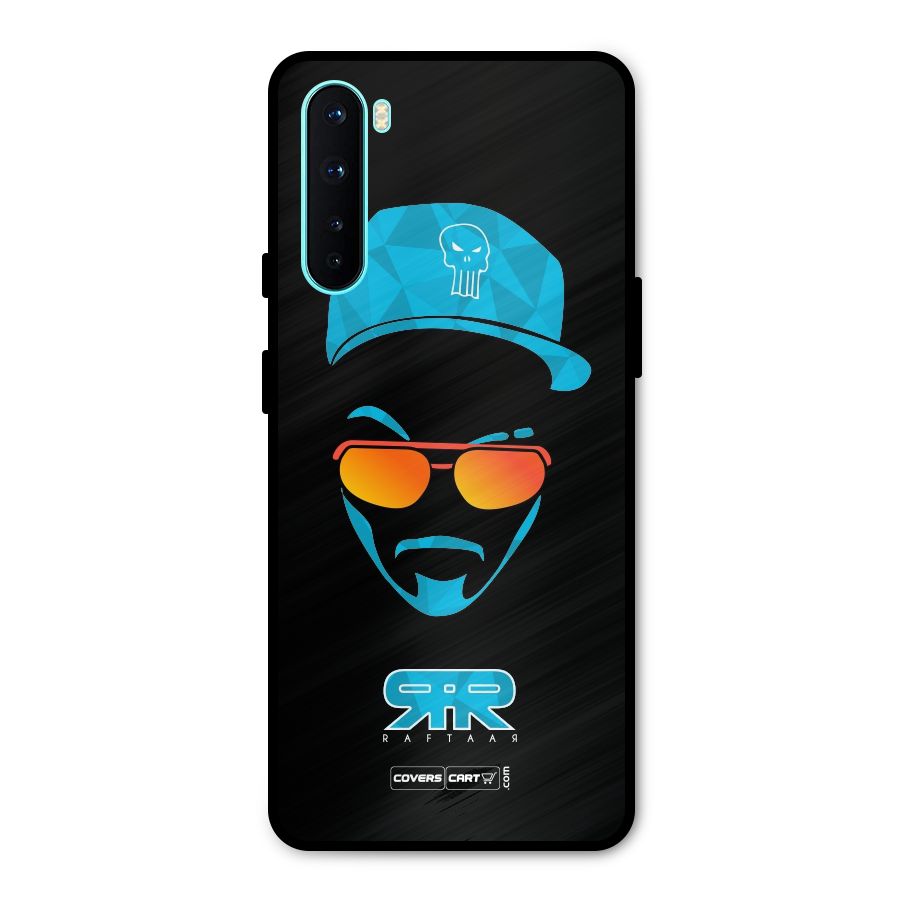 Special Raftaar Edition Blue Metal Back Case for OnePlus Nord