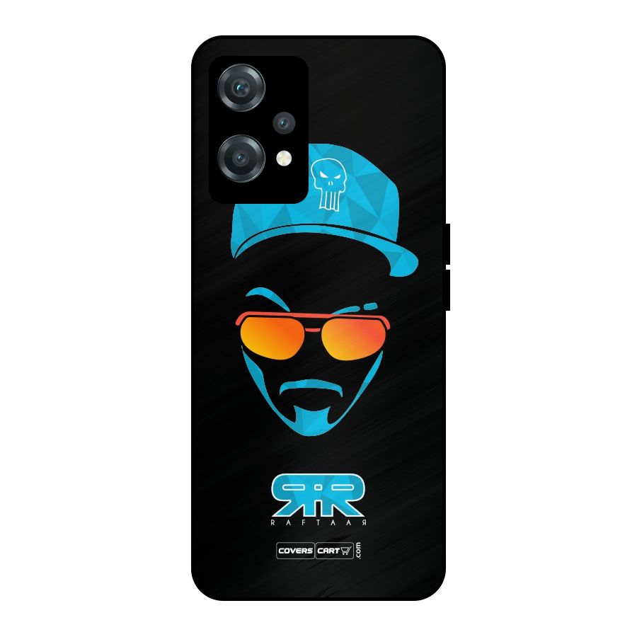 Special Raftaar Edition Blue Metal Back Case for OnePlus Nord CE 2 Lite 5G