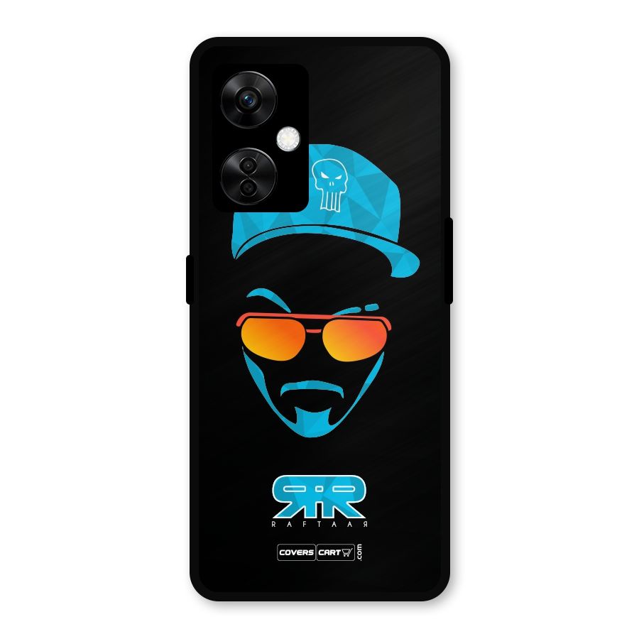 Special Raftaar Edition Blue Metal Back Case for OnePlus Nord CE 3 Lite