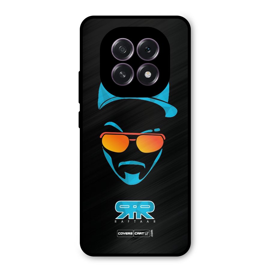 Special Raftaar Edition Blue Metal Back Case for Oppo F29
