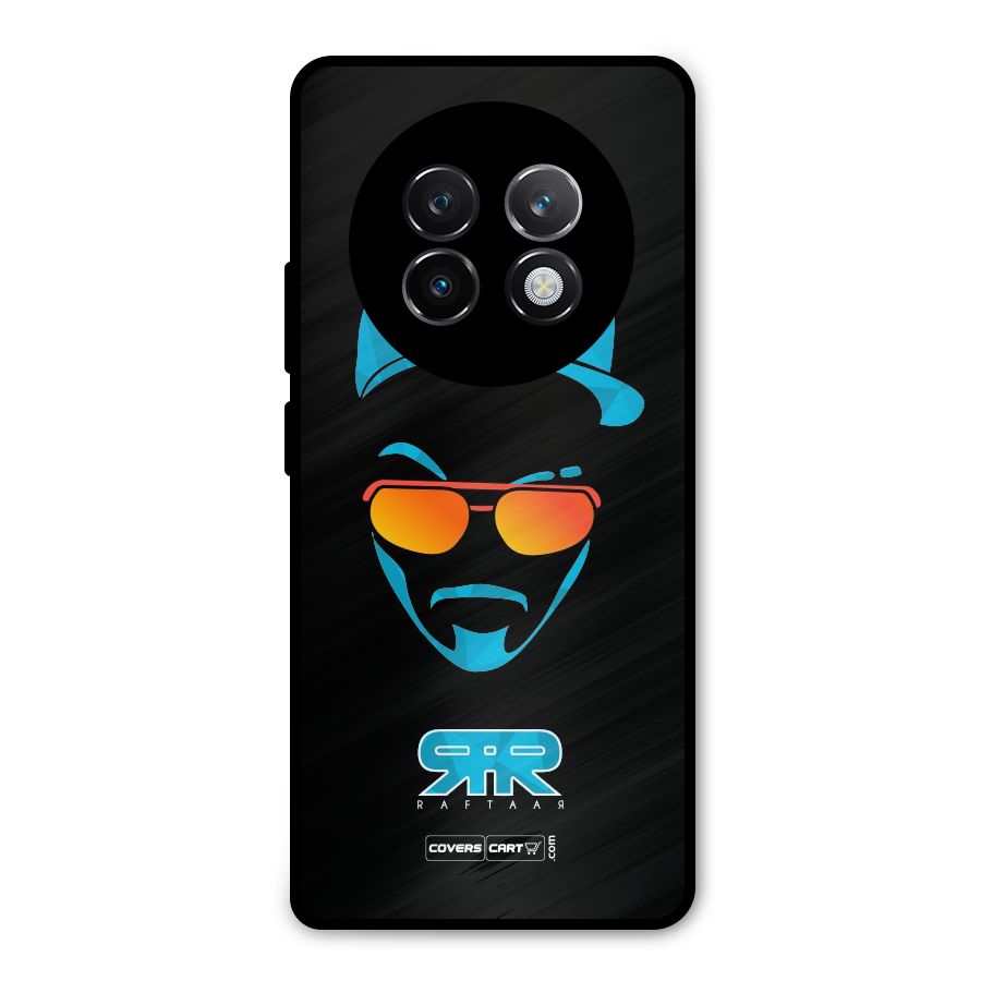 Special Raftaar Edition Blue Metal Back Case for Realme 13 Plus