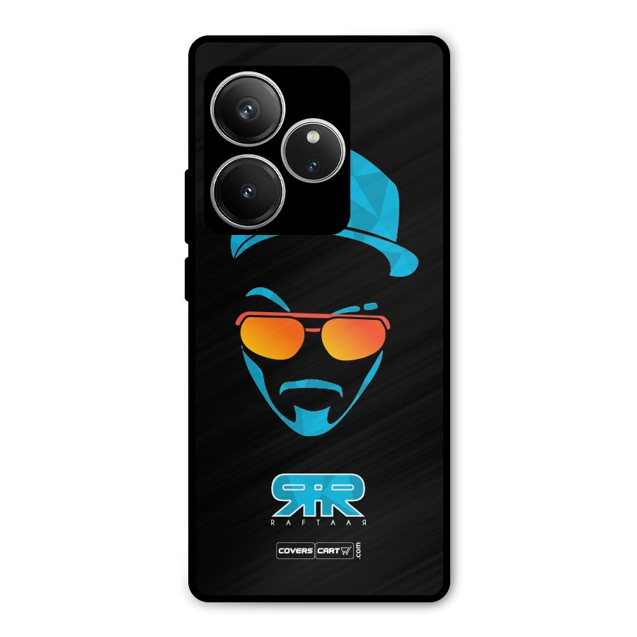 Special Raftaar Edition Blue Metal Back Case for Realme GT 6