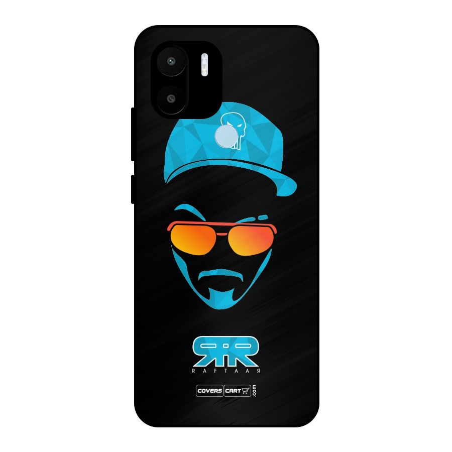 Special Raftaar Edition Blue Metal Back Case for Redmi A2+
