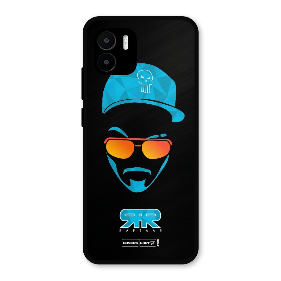 Special Raftaar Edition Blue Metal Back Case for Redmi A2