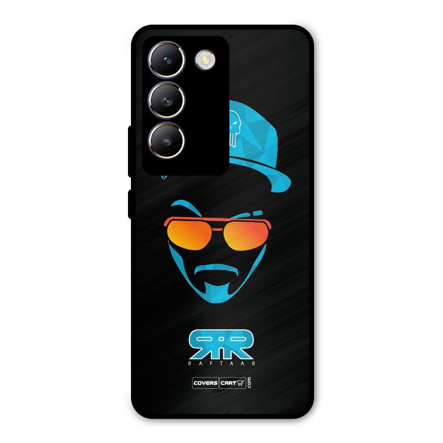 Special Raftaar Edition Blue Metal Back Case for Vivo T3 5G