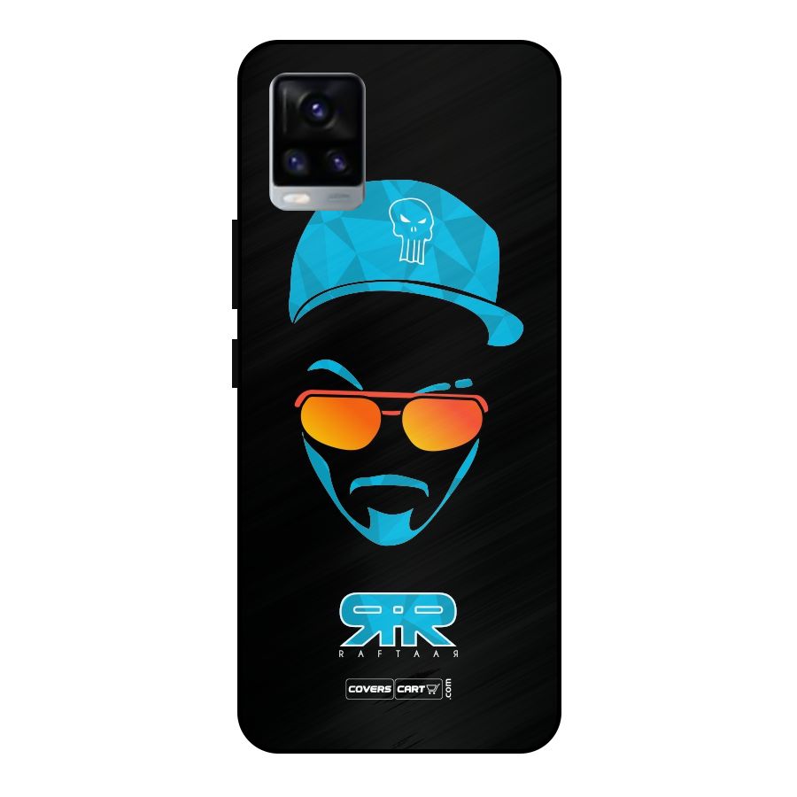 Special Raftaar Edition Blue Metal Back Case for Vivo V20