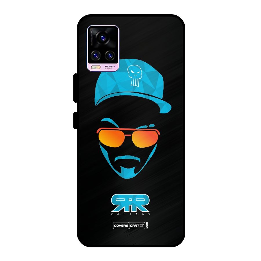 Special Raftaar Edition Blue Metal Back Case for Vivo V20 Pro