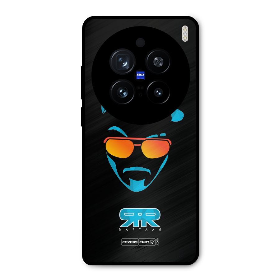 Special Raftaar Edition Blue Metal Back Case for Vivo X200 Pro
