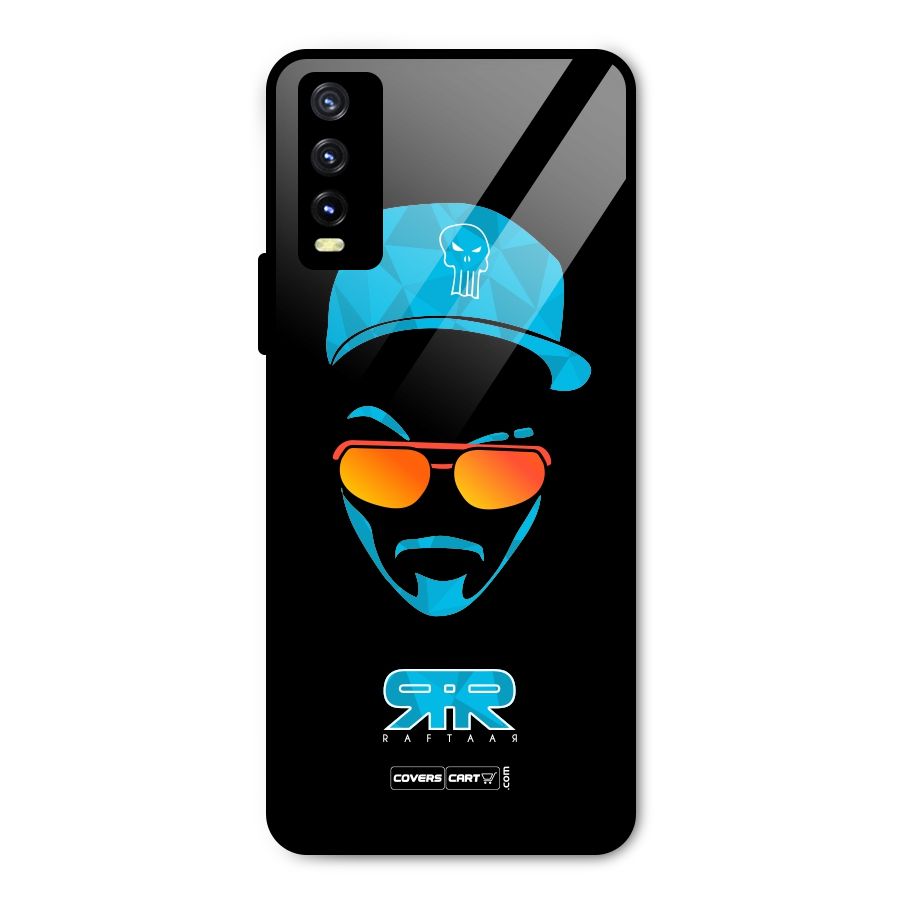 Special Raftaar Edition Blue Metal Back Case for Vivo Y20