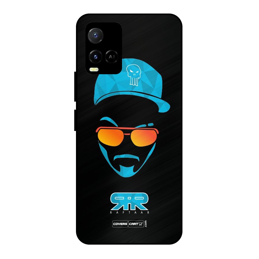 Special Raftaar Edition Blue Metal Back Case for Vivo Y21