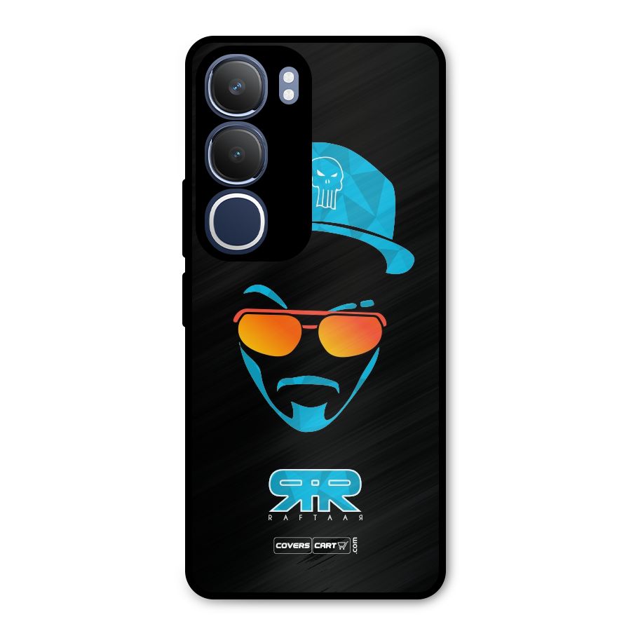 Special Raftaar Edition Blue Metal Back Case for Vivo Y29