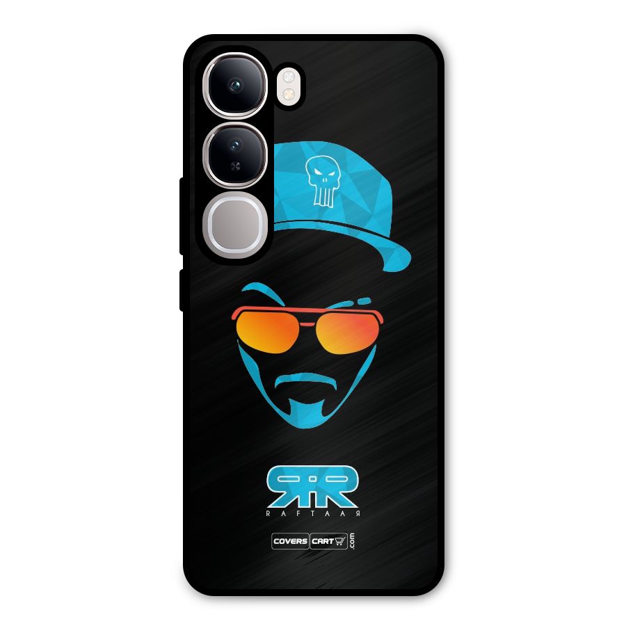 Special Raftaar Edition Blue Metal Back Case for Vivo Y300