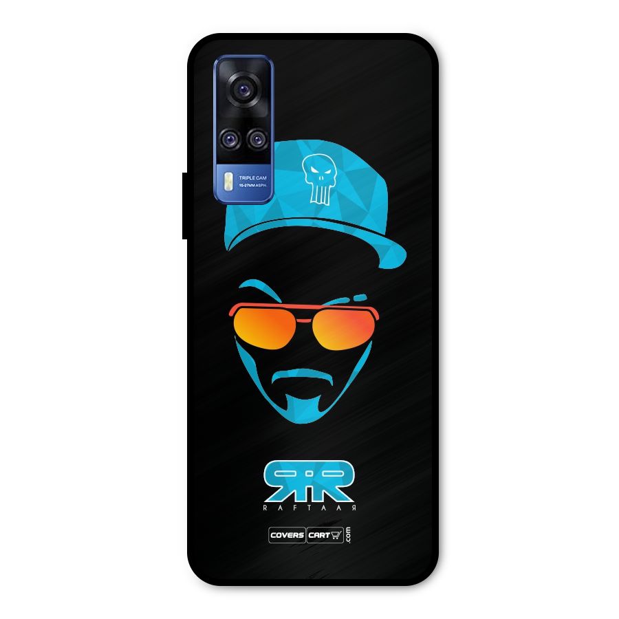 Special Raftaar Edition Blue Metal Back Case for Vivo Y31