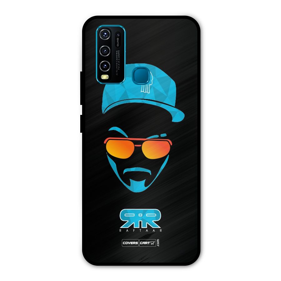 Special Raftaar Edition Blue Metal Back Case for Vivo Y50