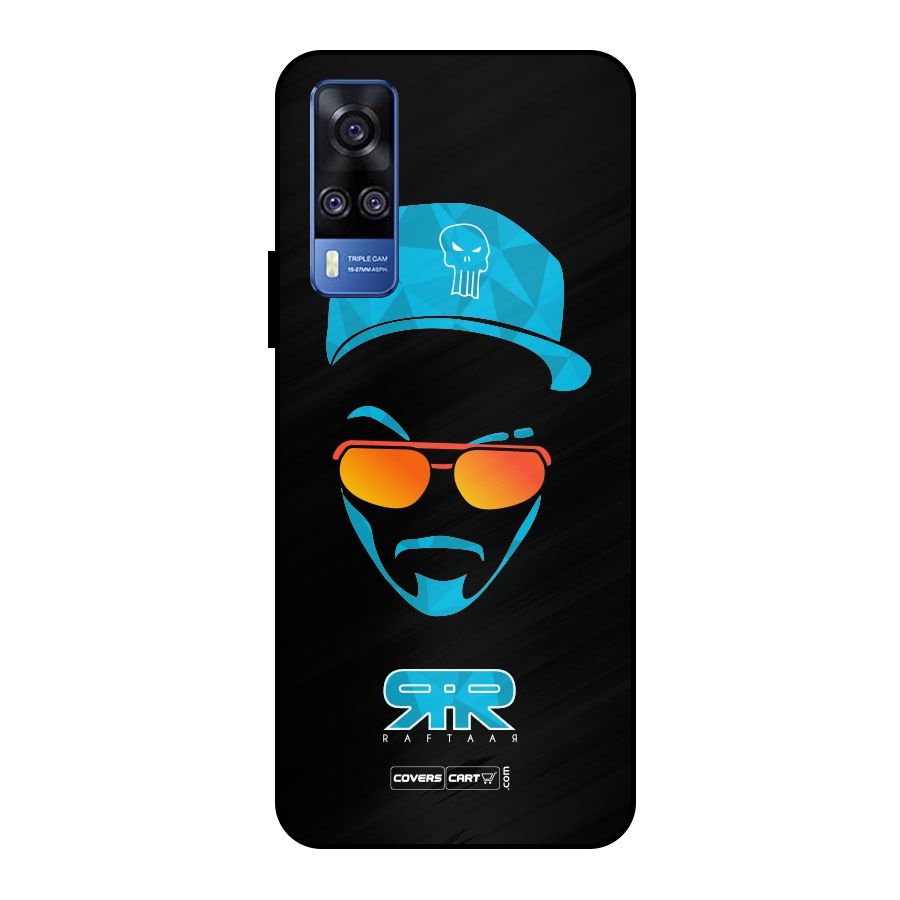 Special Raftaar Edition Blue Metal Back Case for Vivo Y51