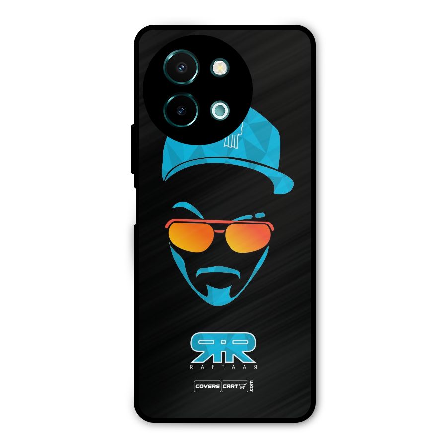 Special Raftaar Edition Blue Metal Back Case for Vivo Y58