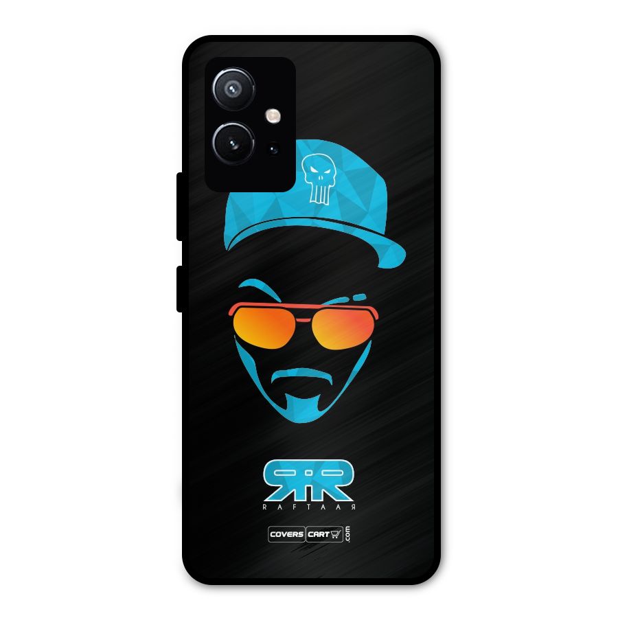 Special Raftaar Edition Blue Metal Back Case for Vivo Y75 5G