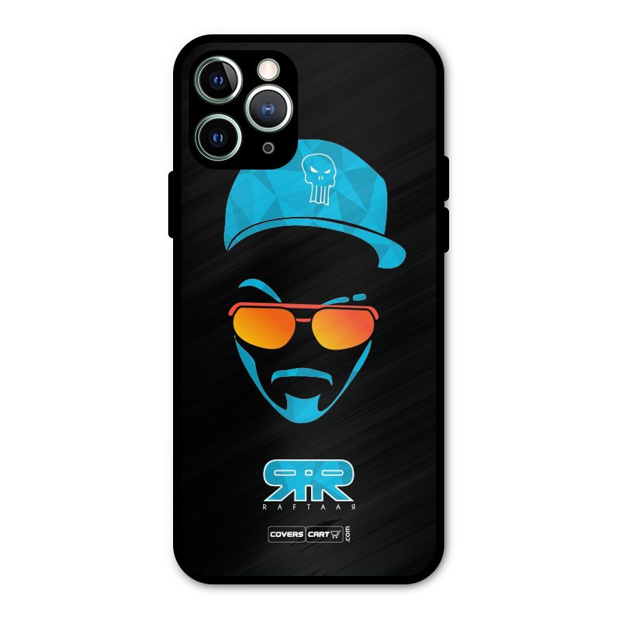Special Raftaar Edition Blue Metal Back Case for iPhone 11 Pro Max