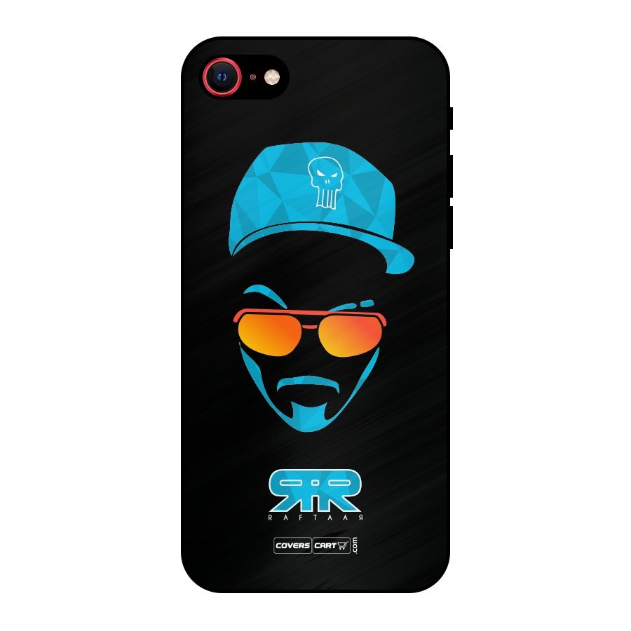 Special Raftaar Edition Blue Metal Back Case for iPhone 7