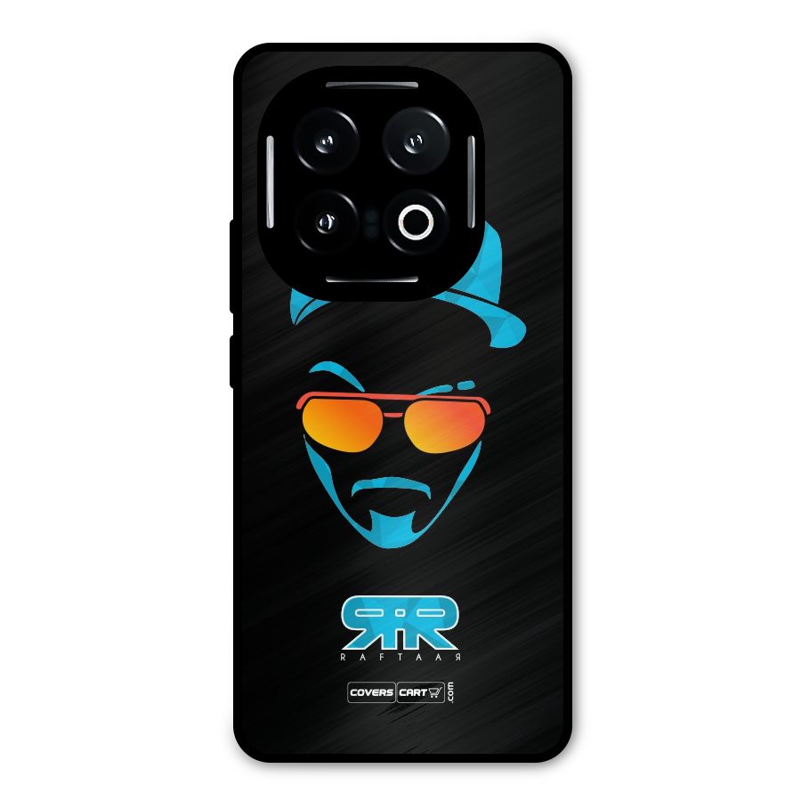 Special Raftaar Edition Blue Metal Back Case for iQOO 13
